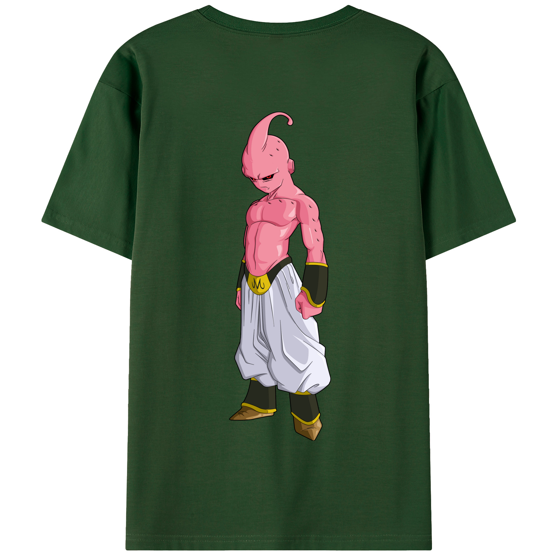（画像用） ドラゴンボール 魔人ブウ DRAGON BALL Majin Buu 綿100％半袖Tシャツ（背面プリント）